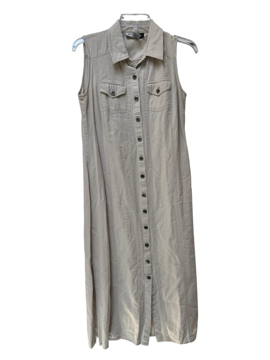 Studio Jpr Dresses & Skirts - Sleeveless Button-Front Maxi Dress in Light Beige